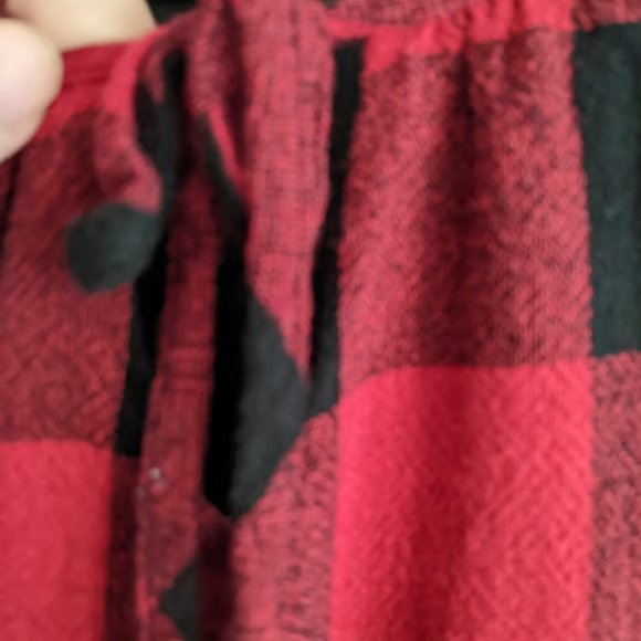 Madewell Black and Red Buffalo Plaid Dress Size XXS - Picture 7 of 11